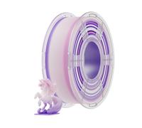 Mecpow - Filamento PLA para impresora 3D de 1,75 mm, filamento arcoíris, bobina de 1 kg, precisión dimensional ±0,02 mm, superficie lisa y alta resistencia, ideal para proyectos creativos de impresión