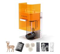 Mecpow X1 Grabadora Láser Doble 2-en-1, Máquina de Grabado Láser Portátil 5000mm/s de Alta Velocidad, Conmutación Automática IR/Diodo para Joyería, Metal, Madera, Cuero y Acrílico, Área 105x105mm