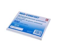 MED-COMFORT - Guantes de polietileno martillados (100 unidades, talla S, 100 unidades)