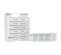 MED de Comfort Tablette Dispenser Semana con 4 compartimentos