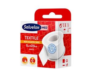 Med Esparadrapo Textil Blanco 5Mx2.5Cm