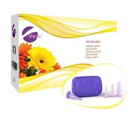 med Italia Service - Dilatadores vaginales para reducir el dolor pélvico en caso de vaginismo o vulvodinia - Kit de 3 unidades (Velvi Mini)