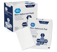 MED PRIDE Compresas estériles no adherentes | 100-paquete, | no adhesiva el apósito de heridas | altamente absorbente y antiadherente, sin dolor remoción-switch 3 '' x 4 ''