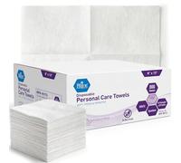 Med Pride Estropajos Secos Desechables | Suave y Absorbente | Ideal para toallitas para bebé, Cuidado de la incontinencia, desmaquilladores, Cuidado de la Piel 8 x 13 Plegar