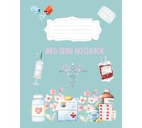 Med-Surg Nursing Student Notebook & Planner | 8x10 with Cranial Nerve Study Guide, SOAP Note Template, Planners & Clinical Tools