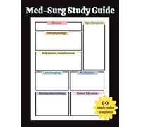 Med-Surg Study Guide: Blank Disease Template for Nursing School Students