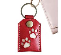 Medaillon para Recordar Mascotas - Llavero Cuadrado para Cabello y Fotos de Animales | Medallón como Adorno de Mochila, Regalo de Memoria para Amantes de los Perros y Gatos, Propietario de Tierha