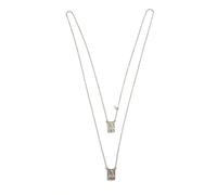 Medalla colgante Escapulario Virgen del Carmen y Sagrado Corazón de Jesús en plata de ley