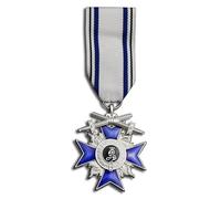 Medalla de la Orden de la Corona de Baviera - Medalla de la Cruz de Prusia - Réplica de insignia de metal esmaltado militar Medalla de pecho Pin de ropa decorativa broche de joyería