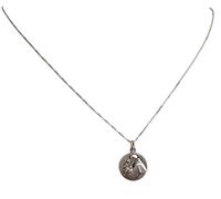 Medalla de San Antonio de Padua en Plata de Ley 925 con Cadena de Plata (52)