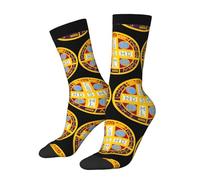 Medalla De San Benito Santa Cruz Hombre Mujer Work Socks Suaves Calcetines Deportivos Transpirables Calcetines De Ciclismo Para Tenis Entrenamiento Senderismo
