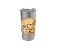 Medalla del Congreso del 65º Regimiento de Infantería Borinqueneers Vaso térmico de acero inoxidable de doble pared