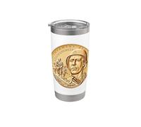 Medalla del Congreso del 65º Regimiento de Infantería Borinqueneers Vaso térmico de acero inoxidable de doble pared