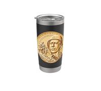 Medalla del Congreso del 65º Regimiento de Infantería Borinqueneers Vaso térmico de acero inoxidable de doble pared