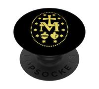 Medalla milagrosa Católica Bendita Nuestra Señora María PopSockets PopGrip Adhesivo