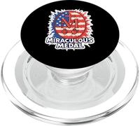 Medalla Milagrosa Marian Nuestra Señora Católica Americana PopSockets PopGrip para MagSafe