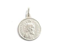 Medalla plata del Apóstol Santiago 18mm PL