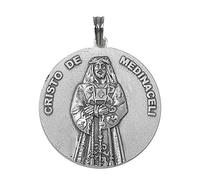 Medalla Plata Ley 925m Cristo de Medinaceli 28mm. unisex