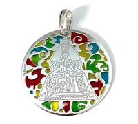 MEDALLA PLATA V.DE LOS REYES 25mm ESMALTE PL®