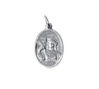 Medalla Santa Barbara 2,5cm Plata De Ley 925