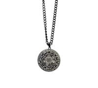 Medallón Colgante Vintage De Acero Inoxidable Con El Sello De Los Siete Arcángeles, Amuleto Espiritual Para Hombre