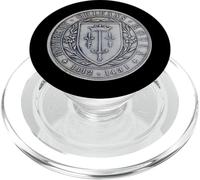 Medallón con escudo familiar de Santa Juana de Arco PopSockets PopGrip para MagSafe
