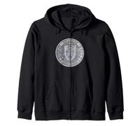 Medallón con escudo familiar de Santa Juana de Arco Sudadera con Capucha