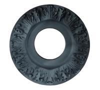 Medallón de Techo Redondo PU Multicolor 25cm(Black)