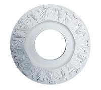 Medallón de Techo Redondo PU Multicolor 25cm(White)