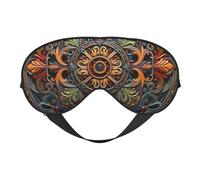 Medallón Multi Print Silk Antifaz para dormir con hebilla ajustable elegante antifaz para mujer, viaje, siesta, trabajo, oficina