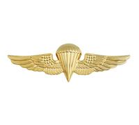 MEDALS OF AMERICA EST. 1976 Insignia de paracaidista en miniatura de la Marina y el Cuerpo de Marines con acabado dorado