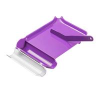 Medarchitect Bandeja de conteo de píldoras para mano derecha con espátula (morado)