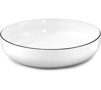 Medard de Noblat Plato de ensalada & pasta (x6) Porcelena Negro