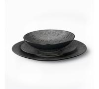 Medard de Noblat Vajilla de 18 piezas Gres Negro