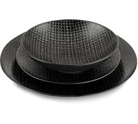 Medard de Noblat Vajilla de 18 piezas Negro