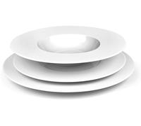 Medard de Noblat Vajilla de 18 piezas Porcelena Blanco