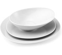 Medard de Noblat Vajilla de 18 piezas Porcelena Blanco