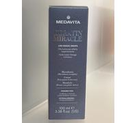Medavita Keratin Miracle Liss Magic Drops - Aceite alisador, 100 ml | Sin parabenos, hipoalergénico, probado clínicamente, con macadamia y almendra, uso profesional