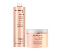 Medavita Kit Huile D'Étoile Champú 1250ml y Mascarilla 500ml - Formato Profesional para Cabellos Apagados