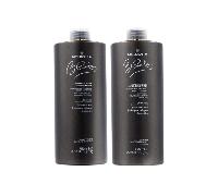 Medavita Set Black Blondie Rubio Extra Frío - Champú Neutralizante 750ml y Mascarilla 750ml