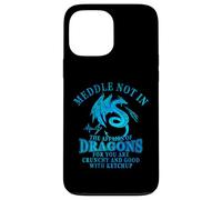 Meddle In The Affairs of Dragons Cute Dragon Carcasa para iPhone 13 Pro MAX