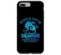 Meddle In The Affairs of Dragons Cute Dragon Carcasa para iPhone 7 Plus/8 Plus