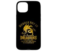 Meddle In The Affairs of Dragons Loves Dragons Cute Girl Carcasa para iPhone 15 Plus