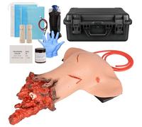 MedEduQuest Kit de entrenamiento de brazo derecho para empacar heridas en torniquete, entrenador de trauma para primeros auxilios y entrenamiento militar, entrenador de control de sangrado