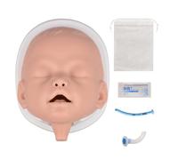 MedEduQuest Kit de entrenamiento de gestión de vías respiratorias para adultos, cabeza de maniquí de intubación para adultos, modelo de gestión de simulación de vías respiratorias para entrenamiento
