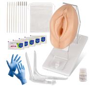 MedEduQuest Modelo de Examen ginecológico, Modelo de Entrenamiento Vaginal para educación científica, Modelo anatómico de Salud pélvica para Estudiantes de Medicina