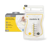 Medela Easy Pour - Bolsas de almacenamiento de leche materna, 100 unidades, 7 onzas/210 ml, desechables, a prueba de fugas, congelación rápida, protección de leche materna reciclables y sin BPA