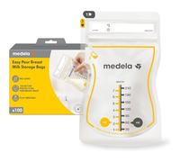 Medela bolsas de almacenamiento de leche materna Easy Pour, bolsas desechables de 210 ml, a prueba de fugas, protegen los nutrientes de la leche, sin BPA, paquete de 100, Exclusivo en Amazon