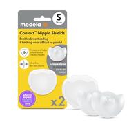 Medela, Contact Nipple Shields, 24mm Nipple Shield, Unique Cut-Out Shape, Available in Different Sizes, Sterile Versions Available for Hospitals, Made Without BPA, 2 Count with Carrying Case