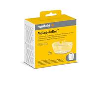 Medela copa para leche con tapa, 150 ml, paquete de 2, diseñados para el sacaleches Melody InBra™